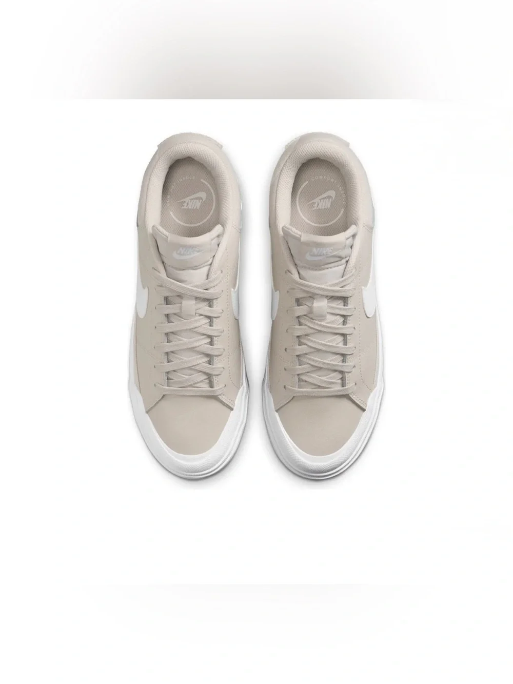 New Nike Court Legacy Lift 'Light Orewood Brown White' Women’s Shoes DM7590 111